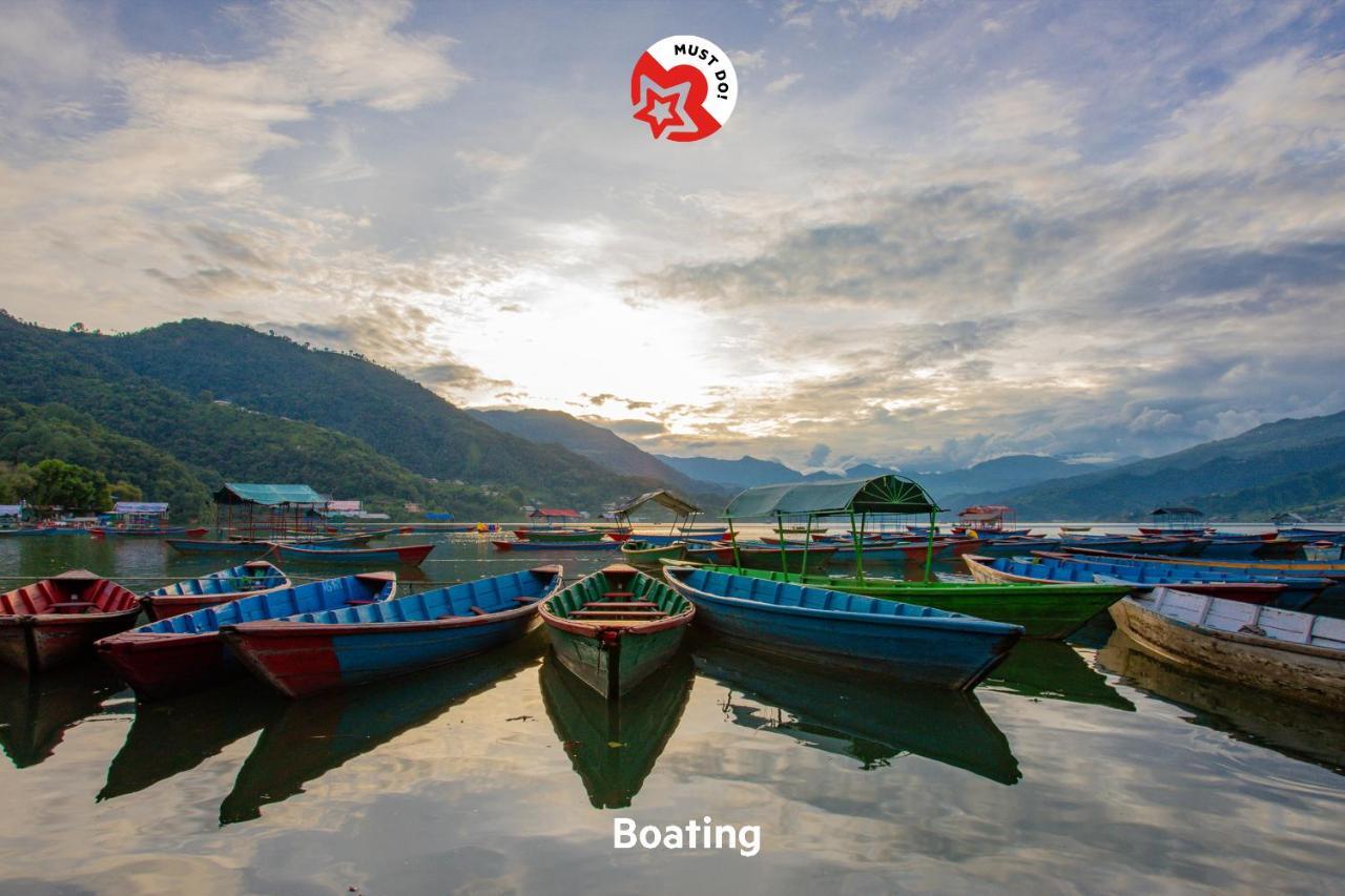 Spot On 445 New Hotel Natureland Pokhara Exterior foto