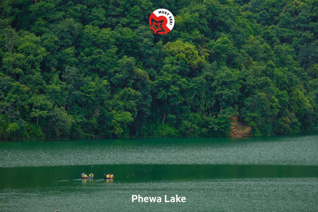 Spot On 445 New Hotel Natureland Pokhara Exterior foto