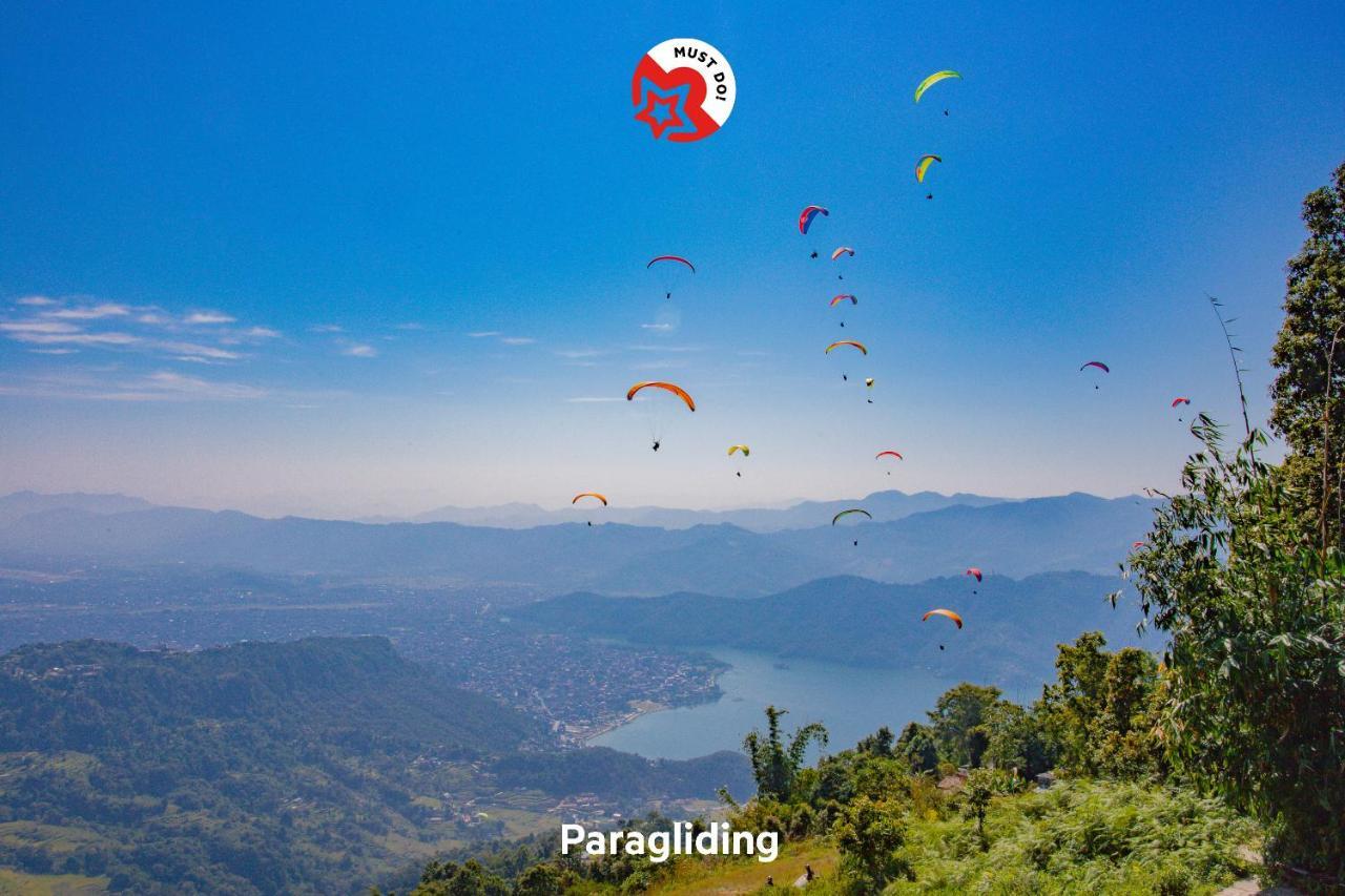 Spot On 445 New Hotel Natureland Pokhara Exterior foto